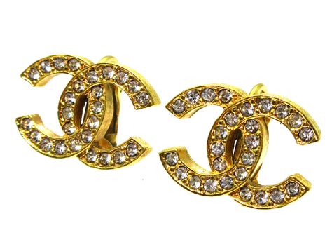 ebay fake chanel earrings|vintage chanel diamond earrings.